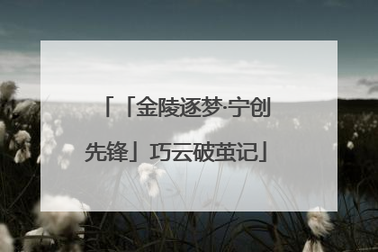 「金陵逐梦·宁创先锋」巧云破茧记