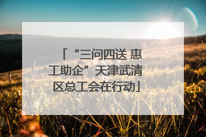 “三问四送 惠工助企”天津武清区总工会在行动