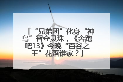 “兄弟团”化身“神鸟”智夺灵珠，《奔跑吧13》今晚“百谷之王”花落谁家？
