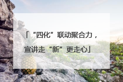 “四化”联动聚合力，宣讲走“新”更走心