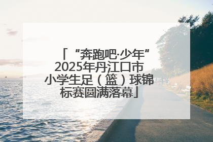 “奔跑吧·少年”2025年丹江口市小学生足（篮）球锦标赛圆满落幕