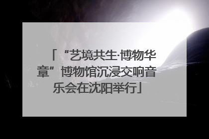 “艺境共生·博物华章”博物馆沉浸交响音乐会在沈阳举行