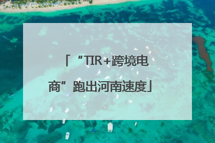 “TIR+跨境电商”跑出河南速度