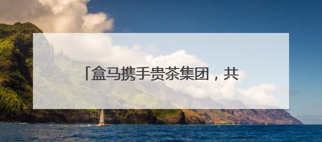 盒马携手贵茶集团，共筑抹茶产业新里程碑