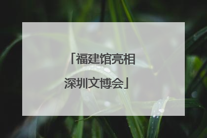 福建馆亮相深圳文博会