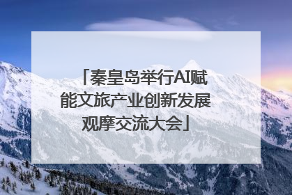 秦皇岛举行AI赋能文旅产业创新发展观摩交流大会