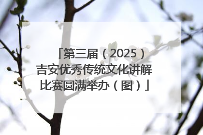 第三届（2025）吉安优秀传统文化讲解比赛圆满举办（图）