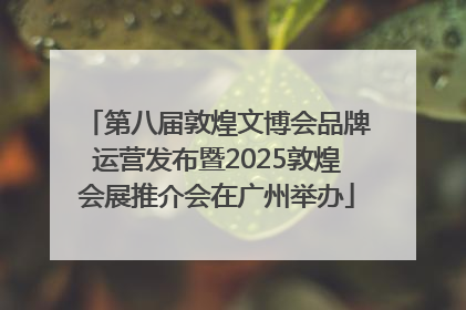 第八届敦煌文博会品牌运营发布暨2025敦煌会展推介会在广州举办