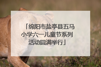 绵阳市盐亭县五马小学六一儿童节系列活动圆满举行