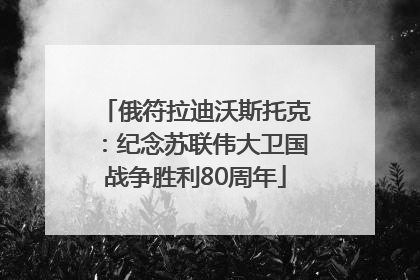 俄符拉迪沃斯托克：纪念苏联伟大卫国战争胜利80周年