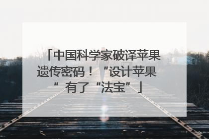 中国科学家破译苹果遗传密码！“设计苹果”有了“法宝”