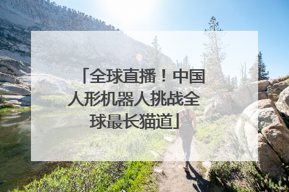 全球直播！中国人形机器人挑战全球最长猫道