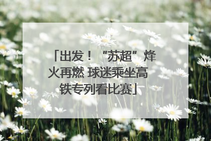 出发！“苏超”烽火再燃 球迷乘坐高铁专列看比赛