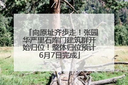 向原址齐步走！张园华严里石库门建筑群开始归位！整体归位预计6月7日完成