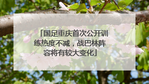 国足重庆首次公开训练热度不减，战巴林阵容将有较大变化