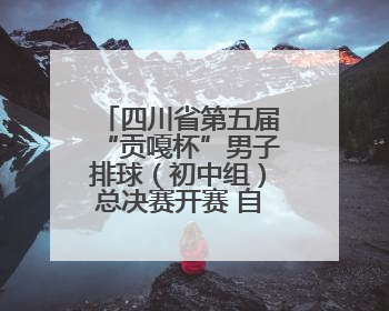 四川省第五届“贡嘎杯”男子排球（初中组）总决赛开赛 自贡这支队伍打进半决赛