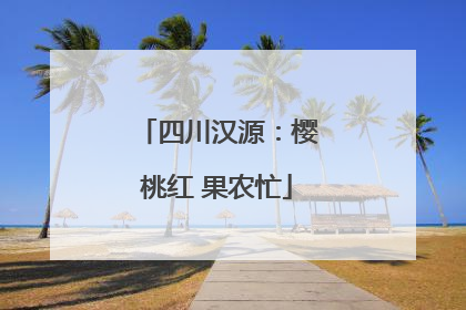 四川汉源：樱桃红 果农忙