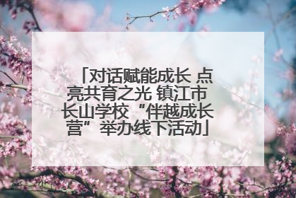 对话赋能成长 点亮共育之光 镇江市长山学校“伴越成长营”举办线下活动