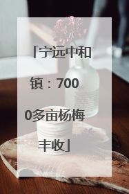 宁远中和镇：7000多亩杨梅丰收