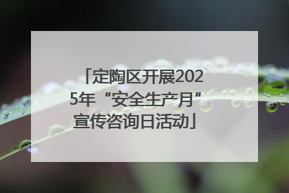 定陶区开展2025年“安全生产月”宣传咨询日活动