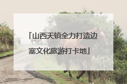 山西天镇全力打造边塞文化旅游打卡地