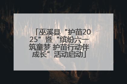 巫溪县“护苗2025”暨“缤纷六一筑童梦 护苗行动伴成长”活动启动