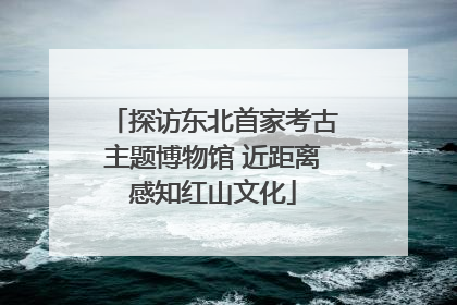 探访东北首家考古主题博物馆 近距离感知红山文化