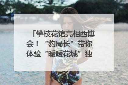 攀枝花馆亮相西博会！“豹局长”带你体验“暖暖花城”独特魅力｜西博视界
