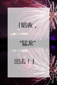 暗夜，“猛龙”出击！