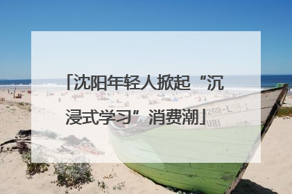 沈阳年轻人掀起“沉浸式学习”消费潮