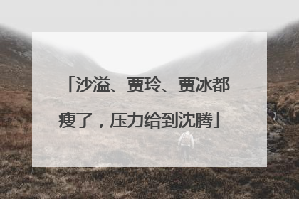 沙溢、贾玲、贾冰都瘦了，压力给到沈腾