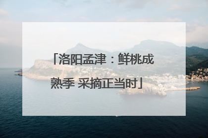 洛阳孟津：鲜桃成熟季 采摘正当时