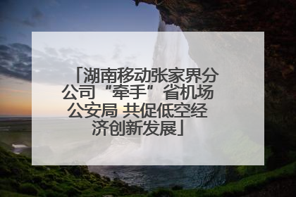 湖南移动张家界分公司“牵手”省机场公安局 共促低空经济创新发展