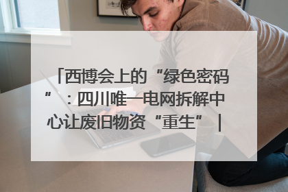 西博会上的“绿色密码”：四川唯一电网拆解中心让废旧物资“重生”｜西博寻“新”记