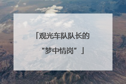 观光车队队长的“梦中情岗”