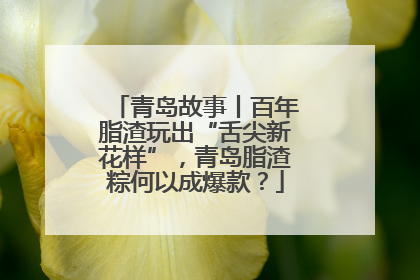 青岛故事丨百年脂渣玩出“舌尖新花样”，青岛脂渣粽何以成爆款？