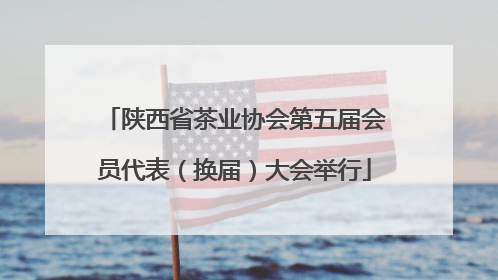 陕西省茶业协会第五届会员代表（换届）大会举行