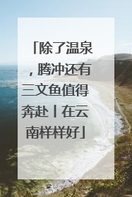 除了温泉，腾冲还有三文鱼值得奔赴丨在云南样样好