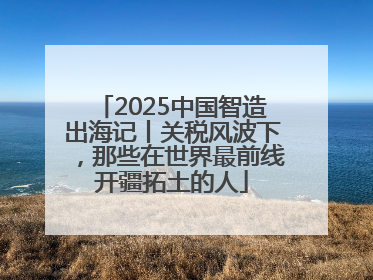 2025中国智造出海记丨关税风波下，那些在世界最前线开疆拓土的人