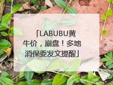 LABUBU黄牛价，崩盘！多地消保委发文提醒